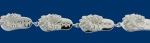 7 Plumerias/Slipper with HAWAII Writing Bracelet