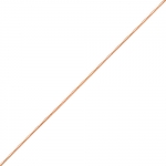 925 Sterling Silver Box Chain with 14K Pink Gold Plated