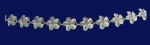 Hawaiian Plumeria CZ Necklace 12mm