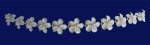 Hawaiian Plumeria CZ Necklace 15mm