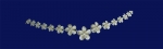Hawaiian Plumeria CZ Necklace 10 ~ 18mm