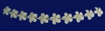 Hawaiian Plumeria CZ Necklace 15mm