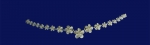 Hawaiian Plumeria CZ Necklace 8 ~ 15mm