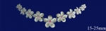 Hawaiian Plumeria CZ Necklace 15 ~ 25mm