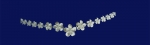 Hawaiian Plumeria CZ Necklace 10 ~ 18mm