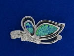2 Opal CZ butterfly Pendant(S)