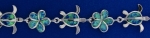 SOB 12mm Opal Plumeria + Honu(M) Bracelet