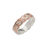 6mm Queen Design Cut Out Edge PG Rings