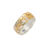 8mm Two Tone Maile Cut Out Edge Rings