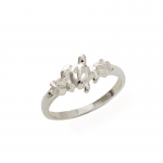 Two Plumeria(4mm) Honu(8mm) Ring