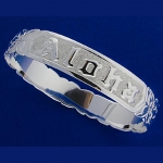 Hawaiian Jewelry Aloha Cut Out One Tone Bangle 12mm