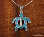 12 Opal Honu Pendant