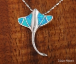 6 Opal Stingray L/Tail Pendant