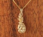 Yellow gold Pineapple Pendant(M)